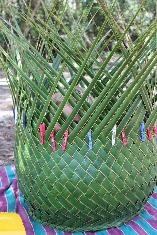 palm weaving guam