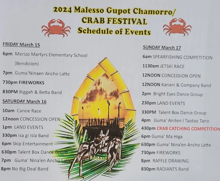 Malesso Crab Festival Explore Guam Events